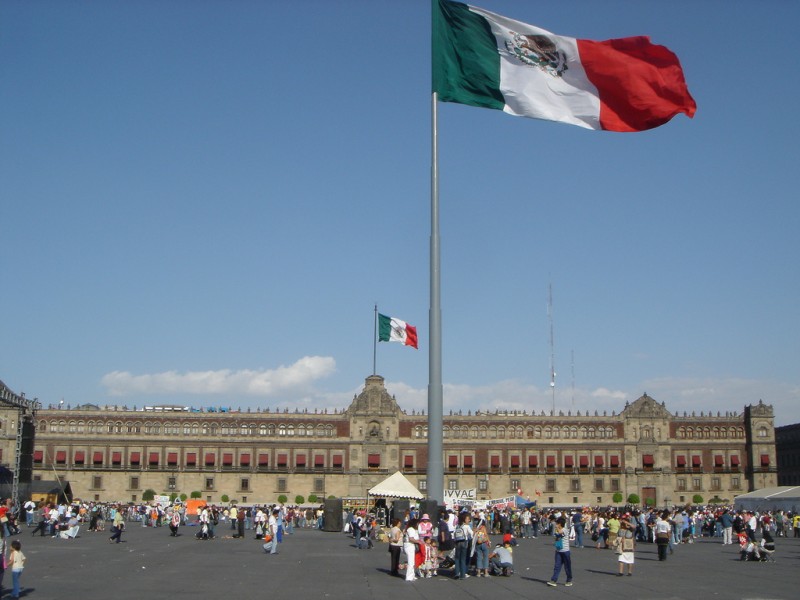 Mexico City's Palacio National.