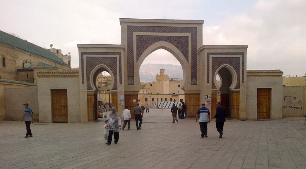 This is where the Fes medina begins in earnest.